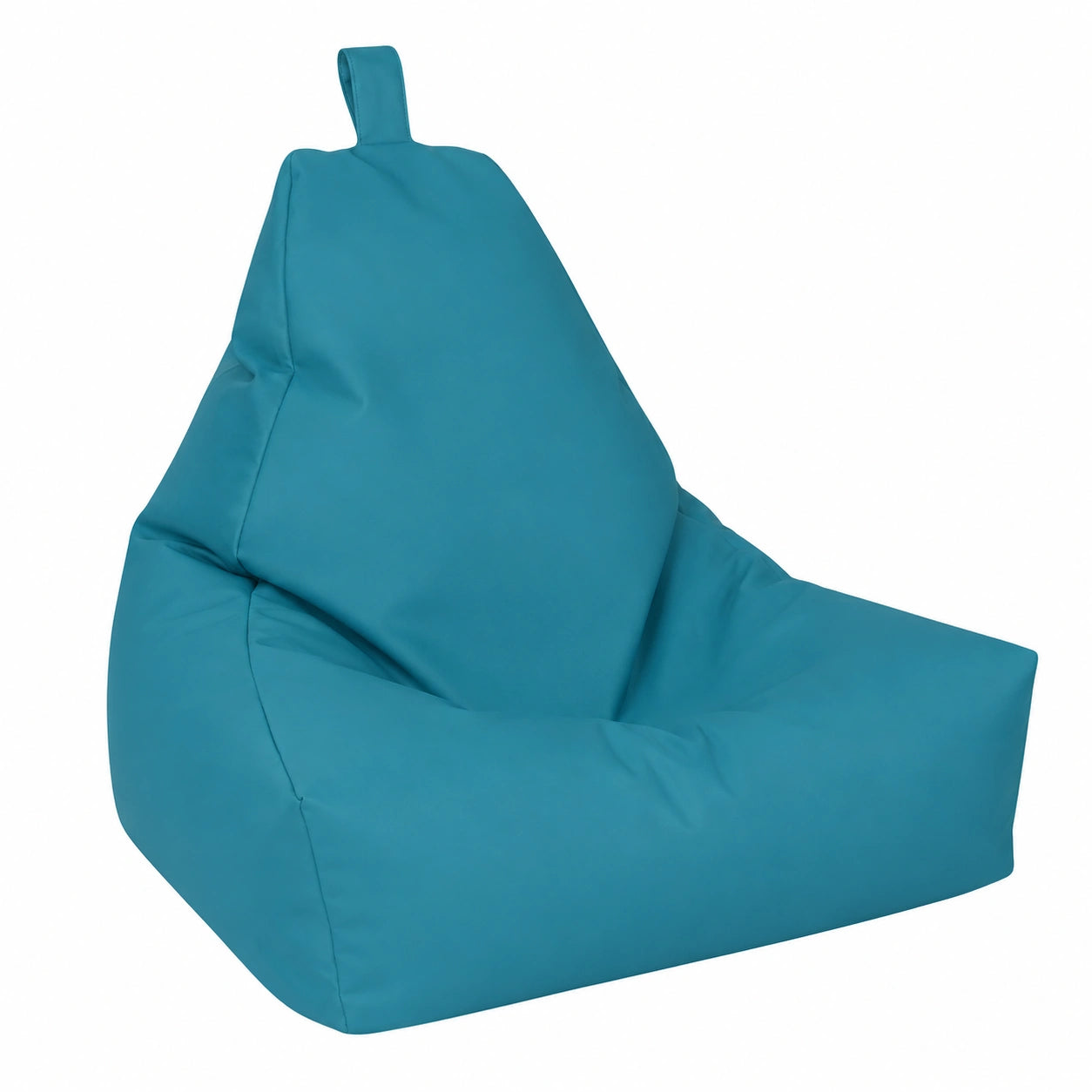 Bequemer Keiko M Outdoor Sitzsack - Robuster Pouf mit Griff - Hellblauer Entspannungssessel für drinnen und draußen - Größe M 100x80x85cm