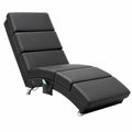 Casaria® Ergonomische Relaxliege mit Massage- und Heizfunktion, Kunstleder, Schwarz