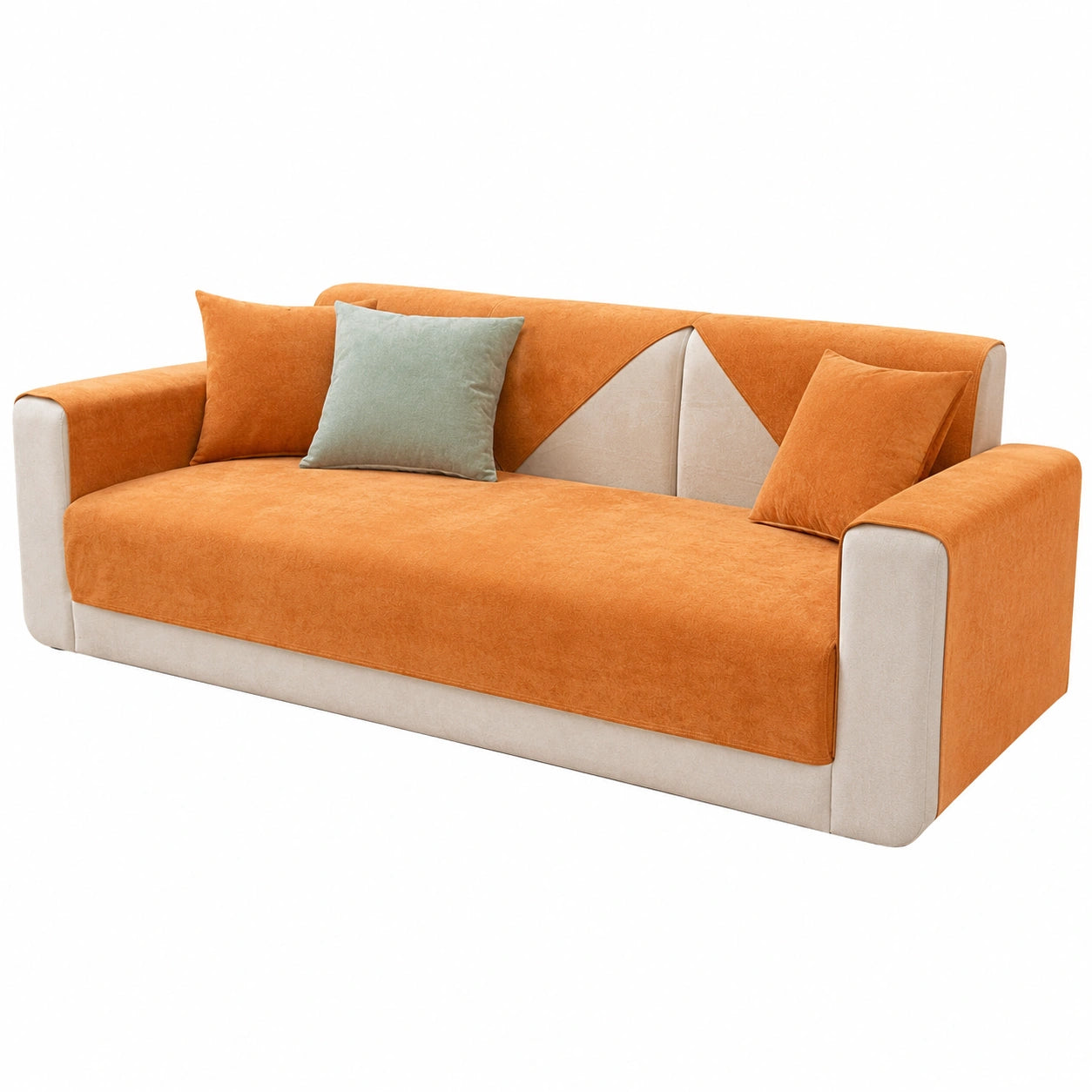 Vintage rutschfeste Sofahusse für Ecksofas - Schützt vor Haustieren, ideal für Hunde und Katzen, 45x45 cm
